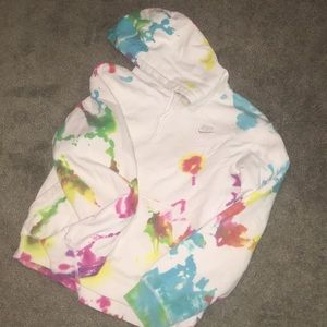 Tie dye Nike hoodie